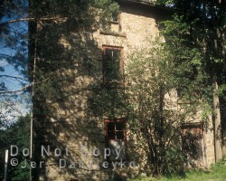The Allan grist mill has been restored and is currently used as a private residence. Mill