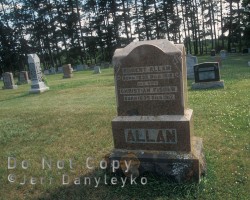 The Scotch Line Cemetery Tombstone