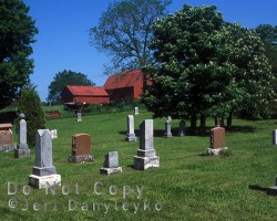 Vanwyck's Cemetery is now well kept Tombstones