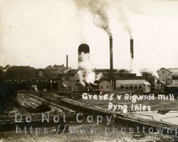 Another view of the mill, ca. 1913-15 Mill buildings