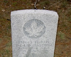 Veteran's tombstone Cemetery