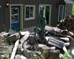 The former general store under renovation Store