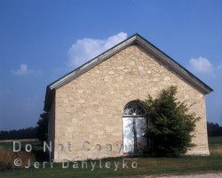 The West Brant Presbyterian Church founded by John Eckford. It closed its doors in 1909 when the congregation moved to a larger church in Cargill. Church