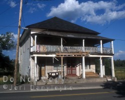 The former store. The building appears to be occupied but it's unclear whether or not it's being renovated. Store