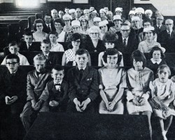 The Johnstone United Church congregation in 1966. Church congregation