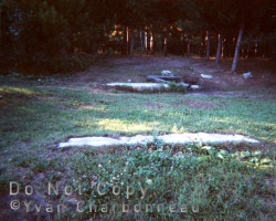 The mill foundations, the only visible remains of the mill that are still left. Fundations