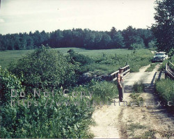 South of the townsite during the 1950s Photo of bridge