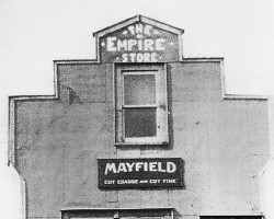 The Empire Store, owned by Thomas and Charlotte Vickers. Co-owner Charlotte Watkinson Vickers in pictured in the doorway Photo of store
