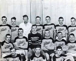 The winning team in the Sydenham Soccer Leagut in 1943 Group photo