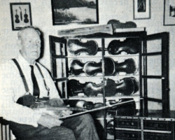 Peter M. Bell, violin maker Photo of resident