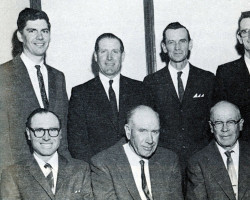 Silcote United Church Official Board in February 1967 Group photo