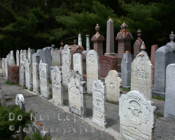 The restored pioneer cemetery beside Christ Church Photo of cemetery