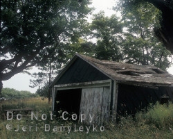 An old barn across from the former Methodist cemetery struggling to remain upright Photo of barn