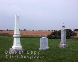 The former Methodist Cemetery. The stones have since been relocated. Photo of cemetery