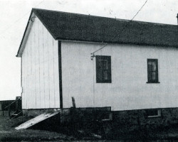 The former Methodist Church and later town hall. After sitting derelict for a number of years, the building was demolished around 2005. Photo of hall