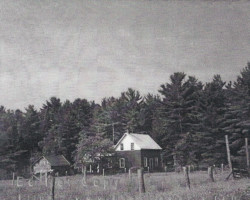 Farm and farm house occupied for years by the Brown family and later sold to the Pletzers. Photo of house
