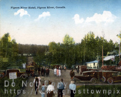 Another view of the busy townsite looking north during the mid 1920s Photo of townsite
