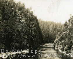 The gorge, ca. 1924 Photo of the gorge