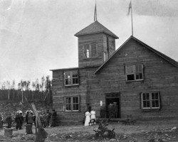 The Finnish Hall / Finnish Section of the Socialist Party of Canada, ca. 1910 Photo of building